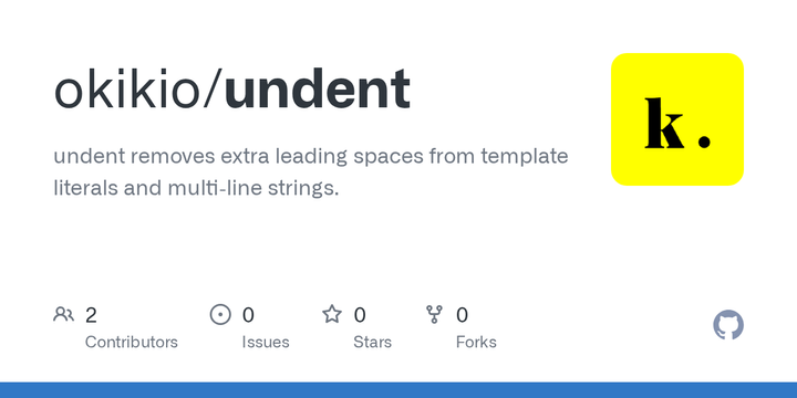 Show HN: undent - fix indentation issues in multiline strings in js
