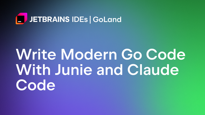 Jetbrains released skills for Claude Code to write modern Go code