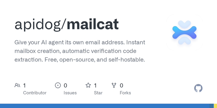 Show HN: MailCat – Email service for AI agents (open-source)