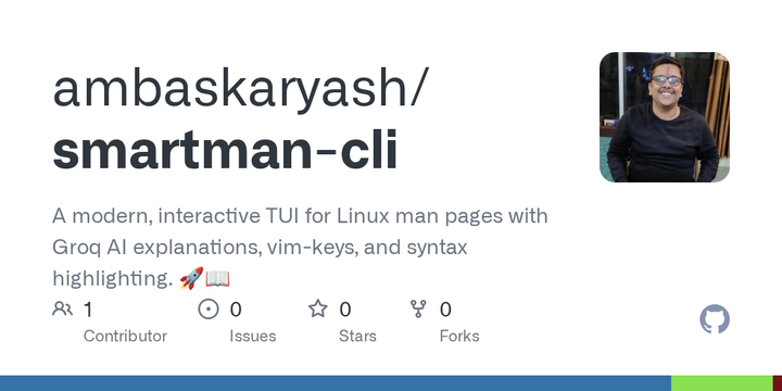 Show HN: SmartMan – A modern, interactive TUI for Linux man pages