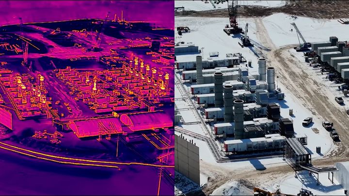 Thermal drone footage shows Musk's AI power plant flouting clean air regs