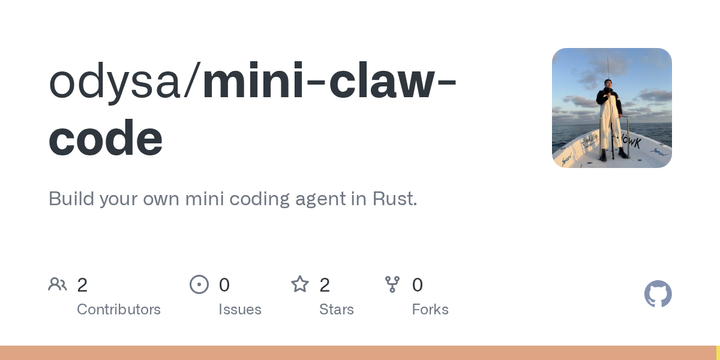 Mini Claw Code – Write your own mini coding agent