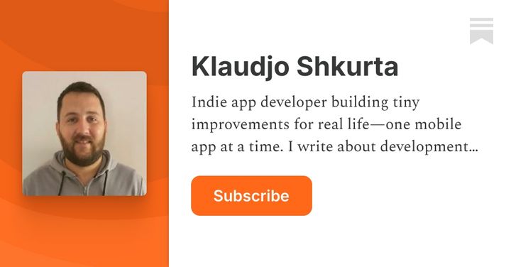 I just started a Substack where I talk about building Midrop