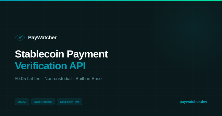 Show HN: How to Verify USDC Payments on Base Without a Payment Processor