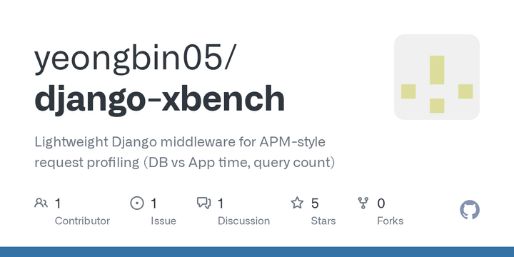 Show HN: Django-xbench – slow endpoint aggregation for Django