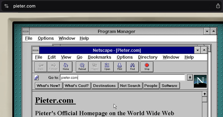 Emulated Windows 3.11 in the Browser
