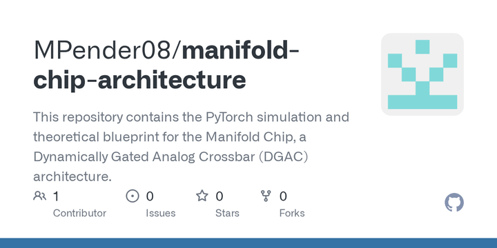 Show HN: The Manifold Chip – Bypassing the Landauer Wall in Analog Silicon
