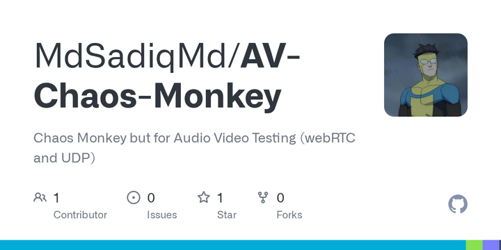 Show HN: Chaos Monkey but for Audio Video Testing (WebRTC and UDP)