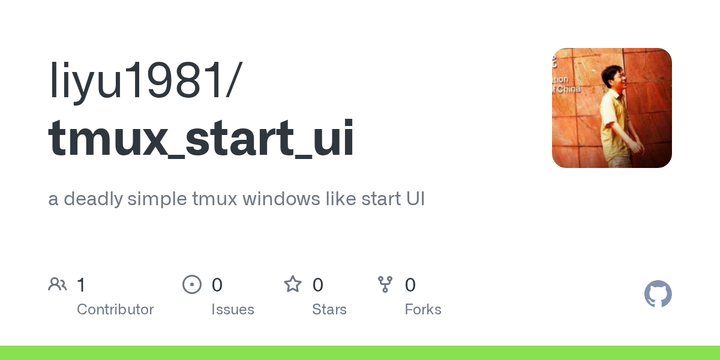 Show HN: A deadly simple tmux windows like start UI