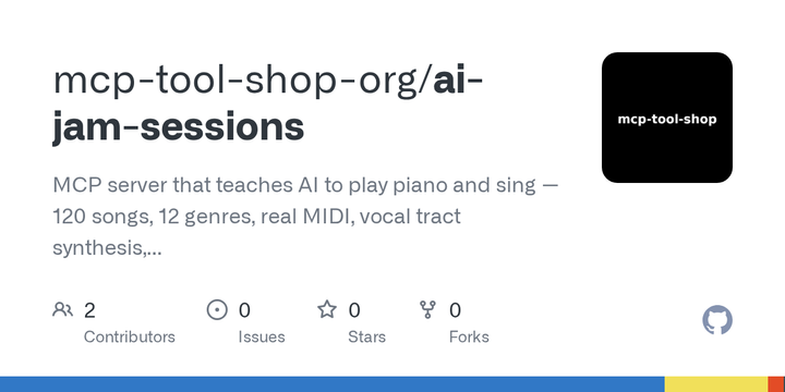 Show HN: AI Jam Sessions – MCP server that teaches AI to practice piano