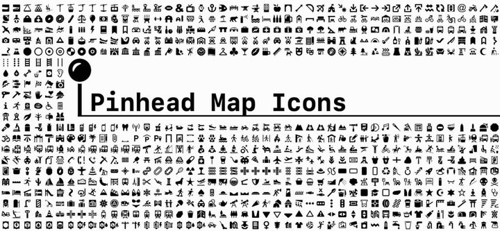 Pinhead – Quality public domain icons for your map pins
