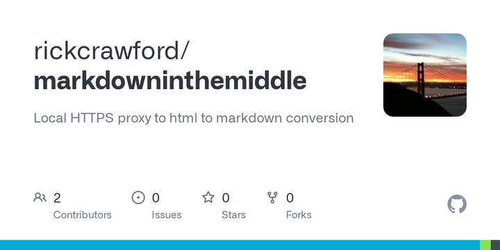 Show HN: Markdown in the Middle – proxy to convert HTML to Markdown