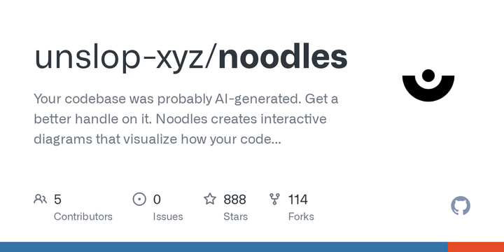 Show HN: Noodles – Turn any codebase into a diagram with Claude and Tree-sitter