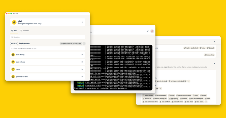 Pixi GUI: modern alternative to Anaconda Navigator