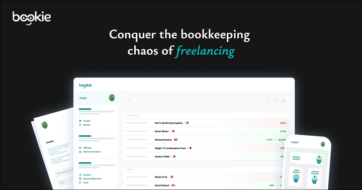 Show HN: Bookie – Conquer the bookkeeping and accounting chaos of freelancing
