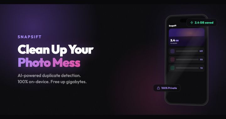 Show HN: SnapSift – Find near-duplicate photos on your iPhone