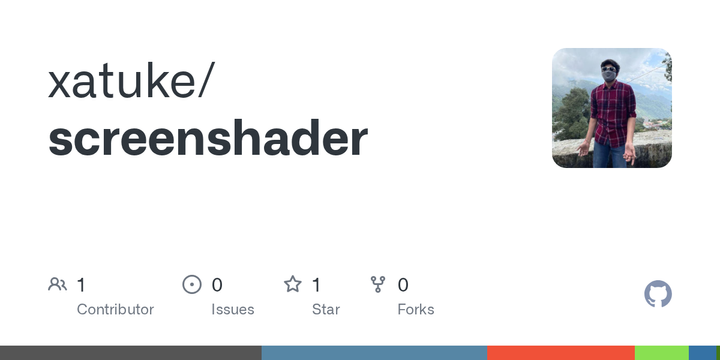 Show HN: Screenshader – Real-time shader overlay for your screen