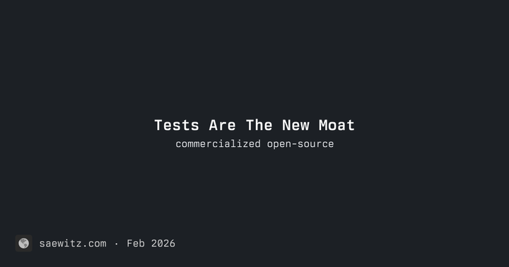 Tests Are the New Moat