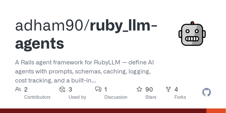 Show HN: RubyLLM:Agents – A Rails engine for building and monitoring LLM agents
