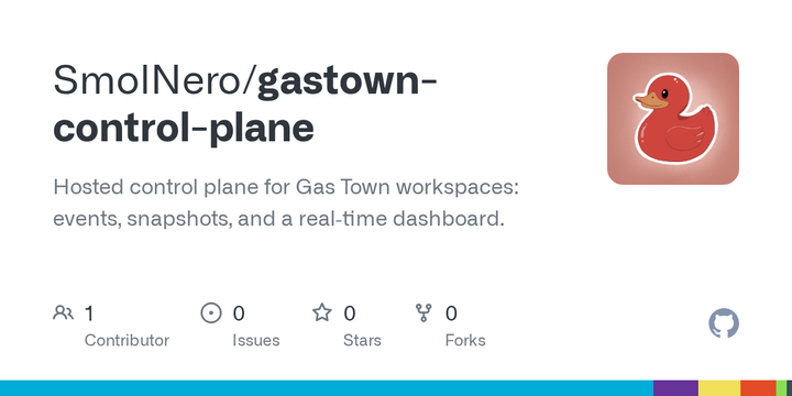 Show HN: Gas Town Control Plane – hosted monitoring for multi‑agent workspaces