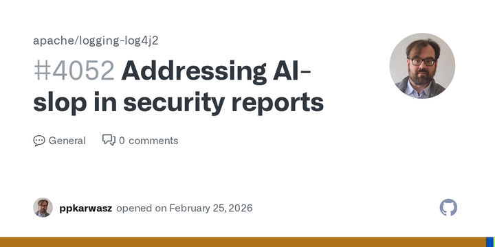 Addressing AI-slop in security reports