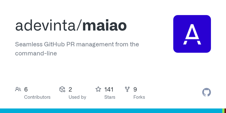Maiao: Gerrit-style stacked PR management for GitHub from the command line