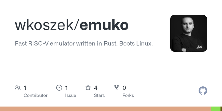 Emuko: Fast RISC-V emulator written in Rust, boots Linux
