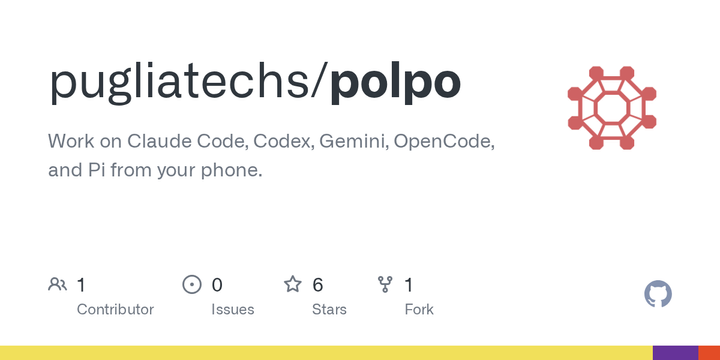 Show HN: Polpo – Control Claude Code (and other agents) from your phone