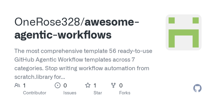 Show HN: Agentic Workflows – 56 Ready-to-use Templates