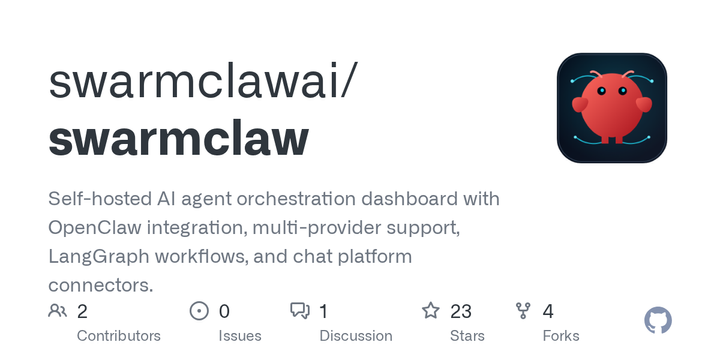 Show HN: SwarmClaw – Orchestration dashboard for OpenClaw and AI agents