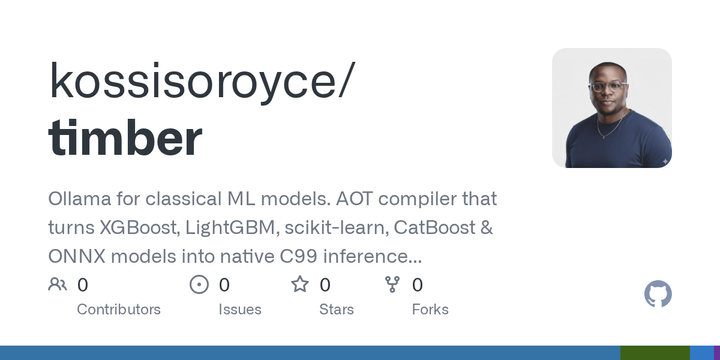 Show HN: Timber – Ollama for classical ML models, 336x faster than Python