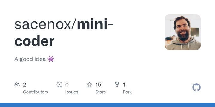 Show HN: Mini-coder – small, fast CLI coding agent