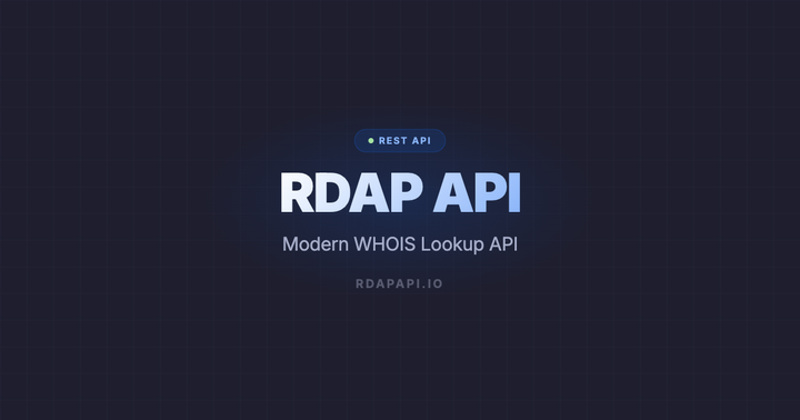 Show HN: RDAP API – Normalized JSON for Domain/IP Lookups (Whois Replacement)