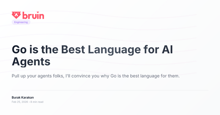 A case for Go as the best language for AI agents