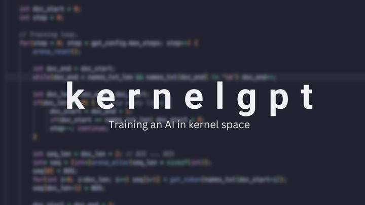 Building a Dependency-Free GPT on a Custom OS