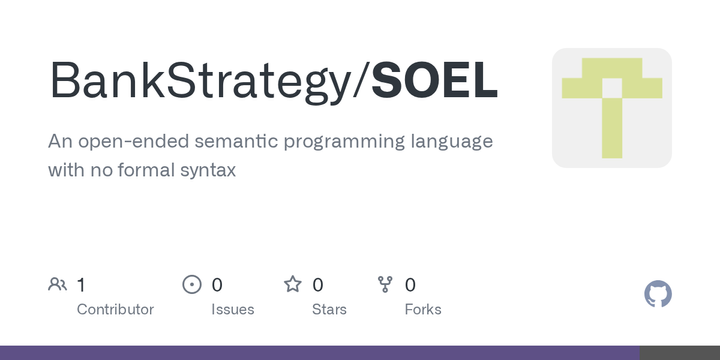 SOEL – A programming language that's a language