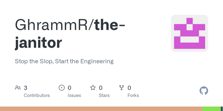 Show HN: The Janitor – A 58MB Rust static analyzer to block AI-generated PR slop