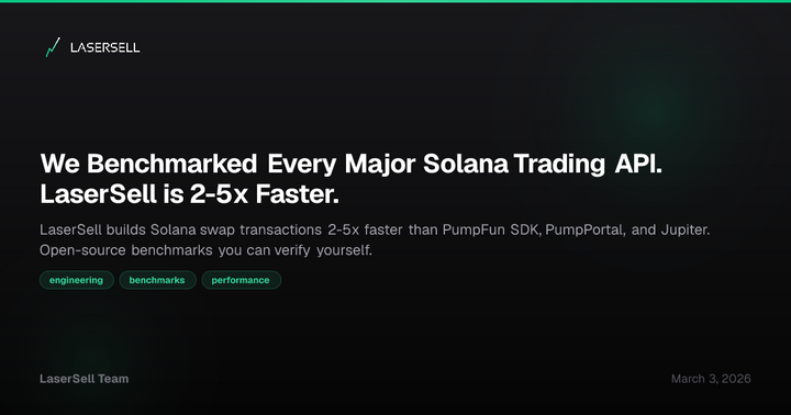 Show HN: I benchmarked every major Solana trading API (open-source)