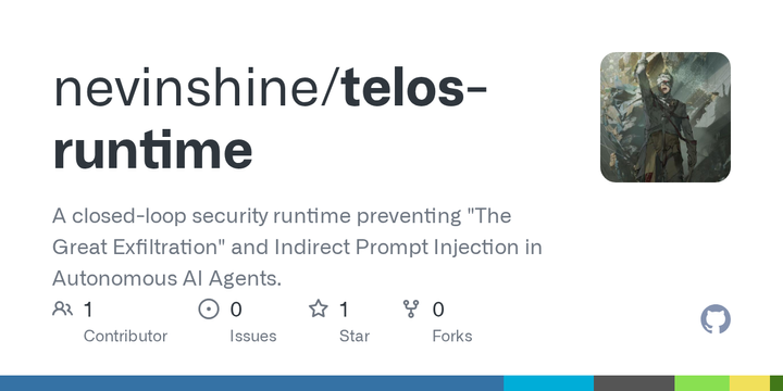 Show HN: Telos – eBPF/LSM Runtime Security for Autonomous AI Agents