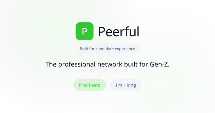 Show HN: Peerful – Gen-Z focused professional networking platform