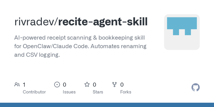 Show HN: Recite – I built an Skill and MCP so my AI agent does my bookkeeping