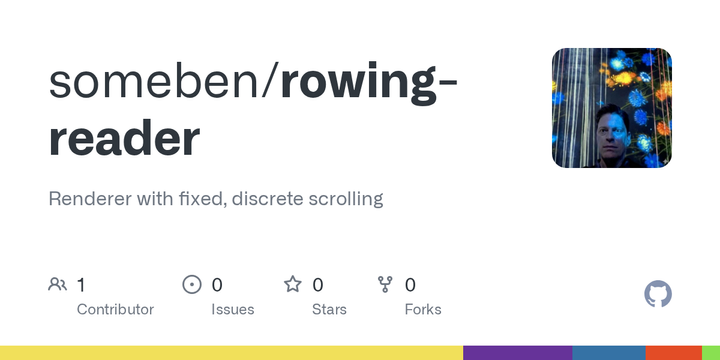 Restricted Navigation Reader for Exercise