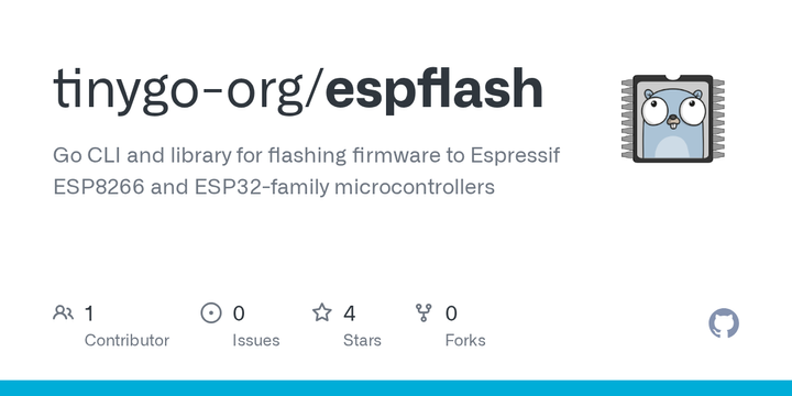 Espflash – Go CLI/library for flashing ESP8266/ESP32 with no dependencies