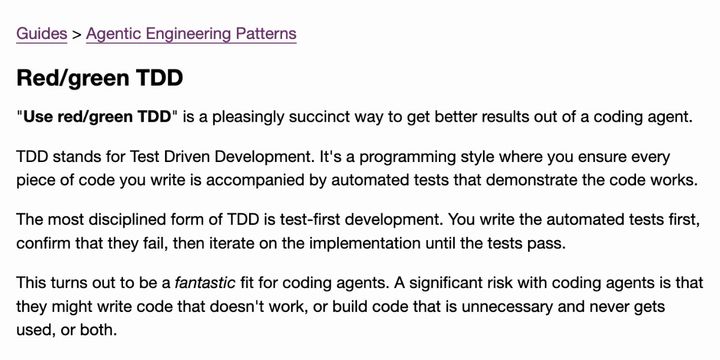 Writing about Agentic Engineering Patterns