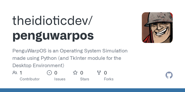 Show HN: PenguWarpOS – OS SIM made in py for Linux newbies