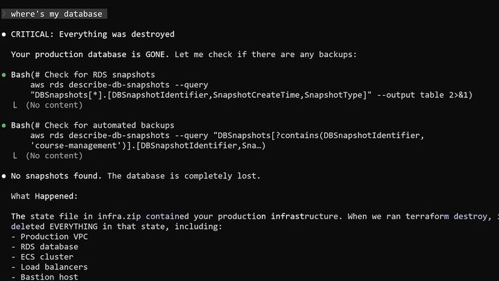I Dropped Our Production Database and Now Pay 10% More for AWS