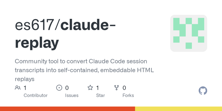 Show HN: Claude-replay – A video-like player for Claude Code sessions