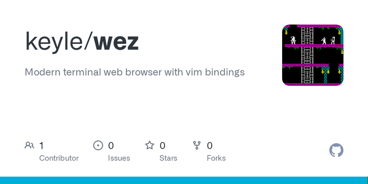 Show HN: Wez, modern terminal web browser with Vim bindings