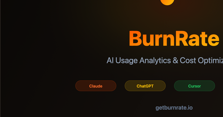 Show HN: BurnRate – Track what you spend on AI coding tools