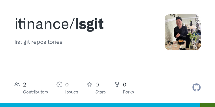 lsgit: List Git Repositories